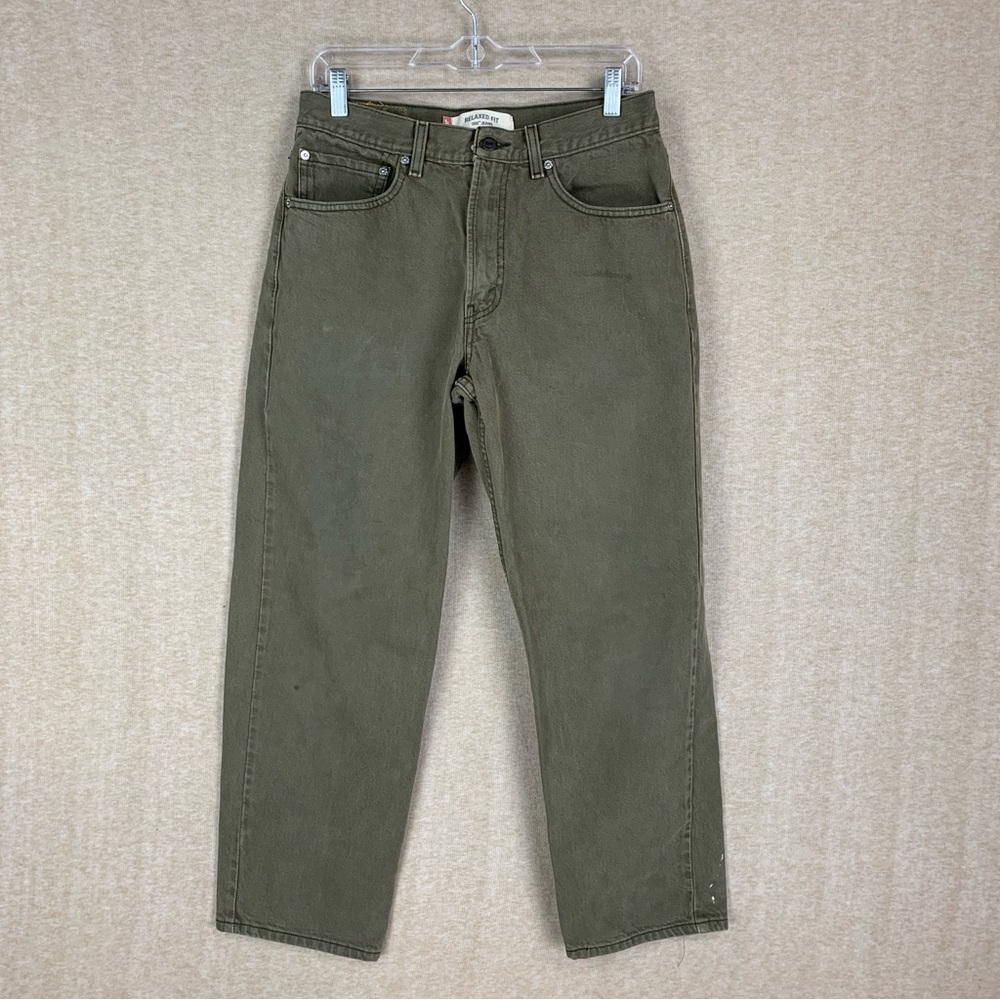 Vintage Levi's 550 Jeans 32x30 *29x27 Green Y2K Baggy Relaxed Fit Skate Grunge